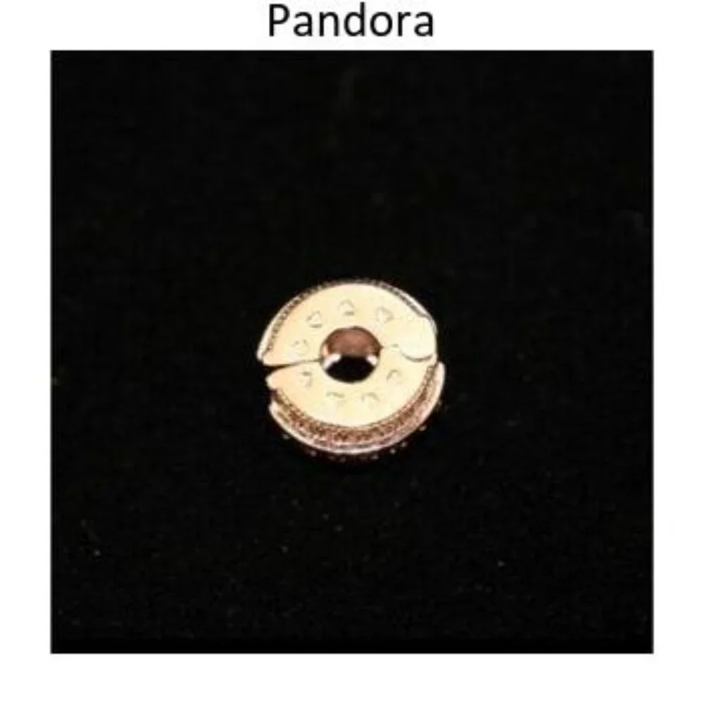 NEW Pandora Logo Clip Bracelet Charm